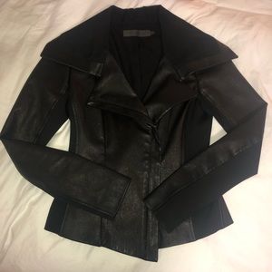 Donna Karan Collection Leather Jacket